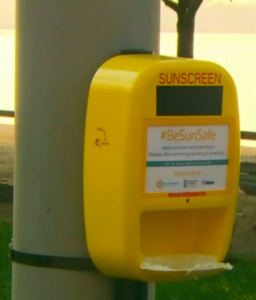 sunscreen dispenser